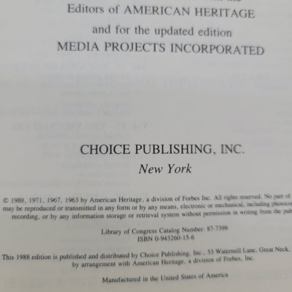 American Heritage Illustrated History‎ of the United States Vol. 15 - Picture 12 of 13